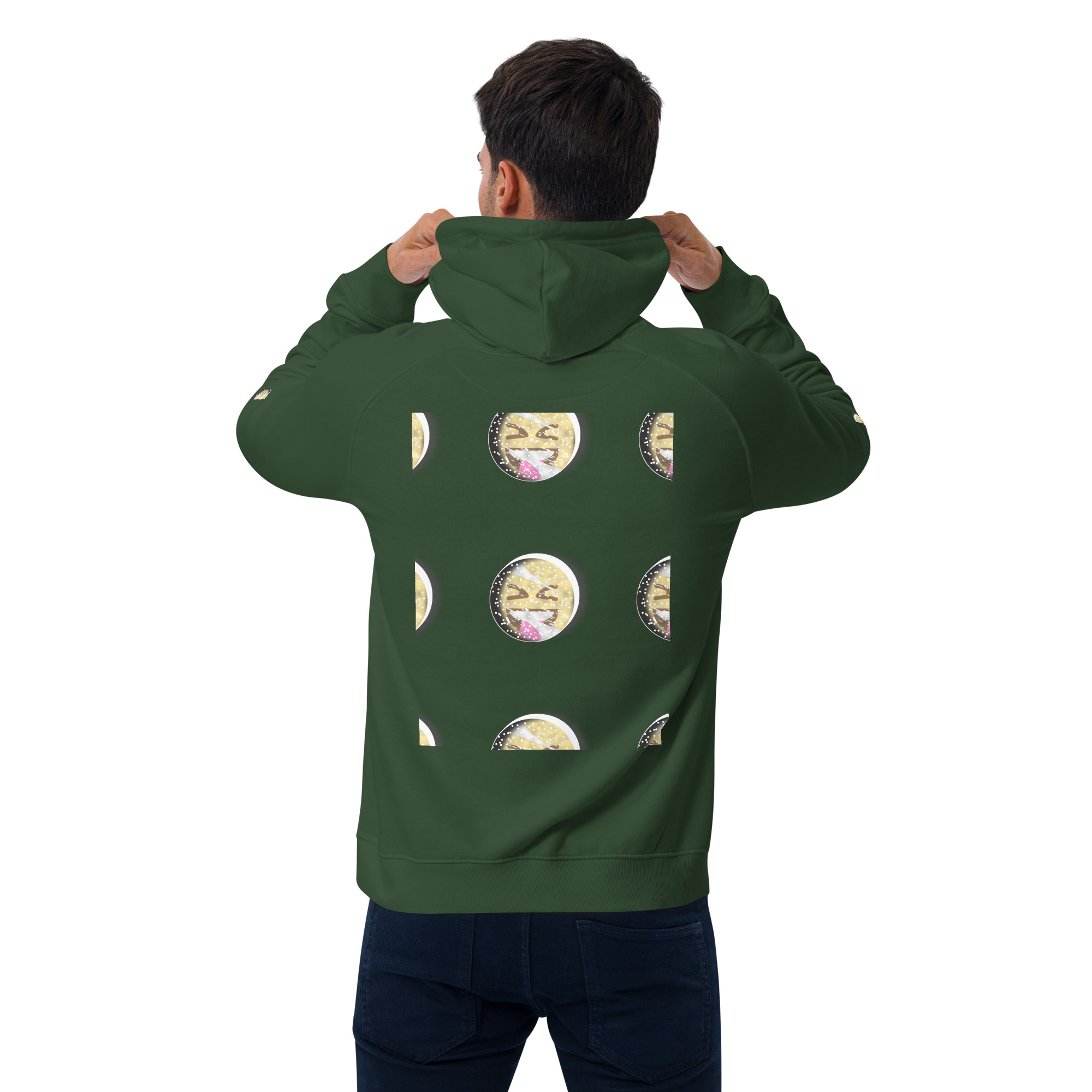 Unisex eco raglan hoodie - Image 31
