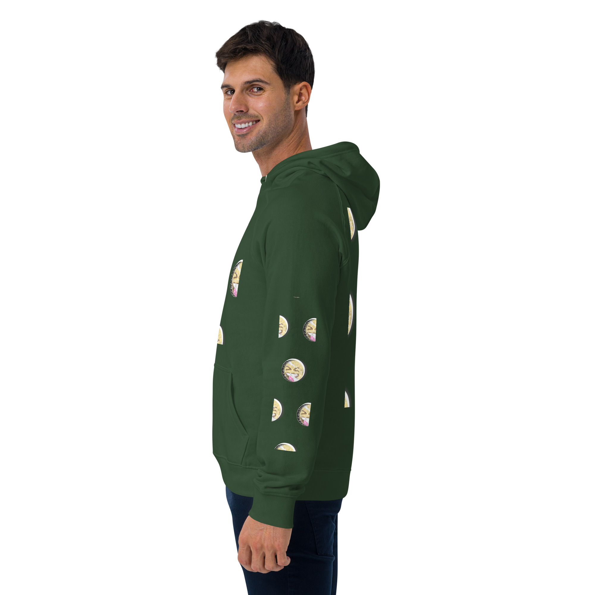 Unisex eco raglan hoodie - Image 33