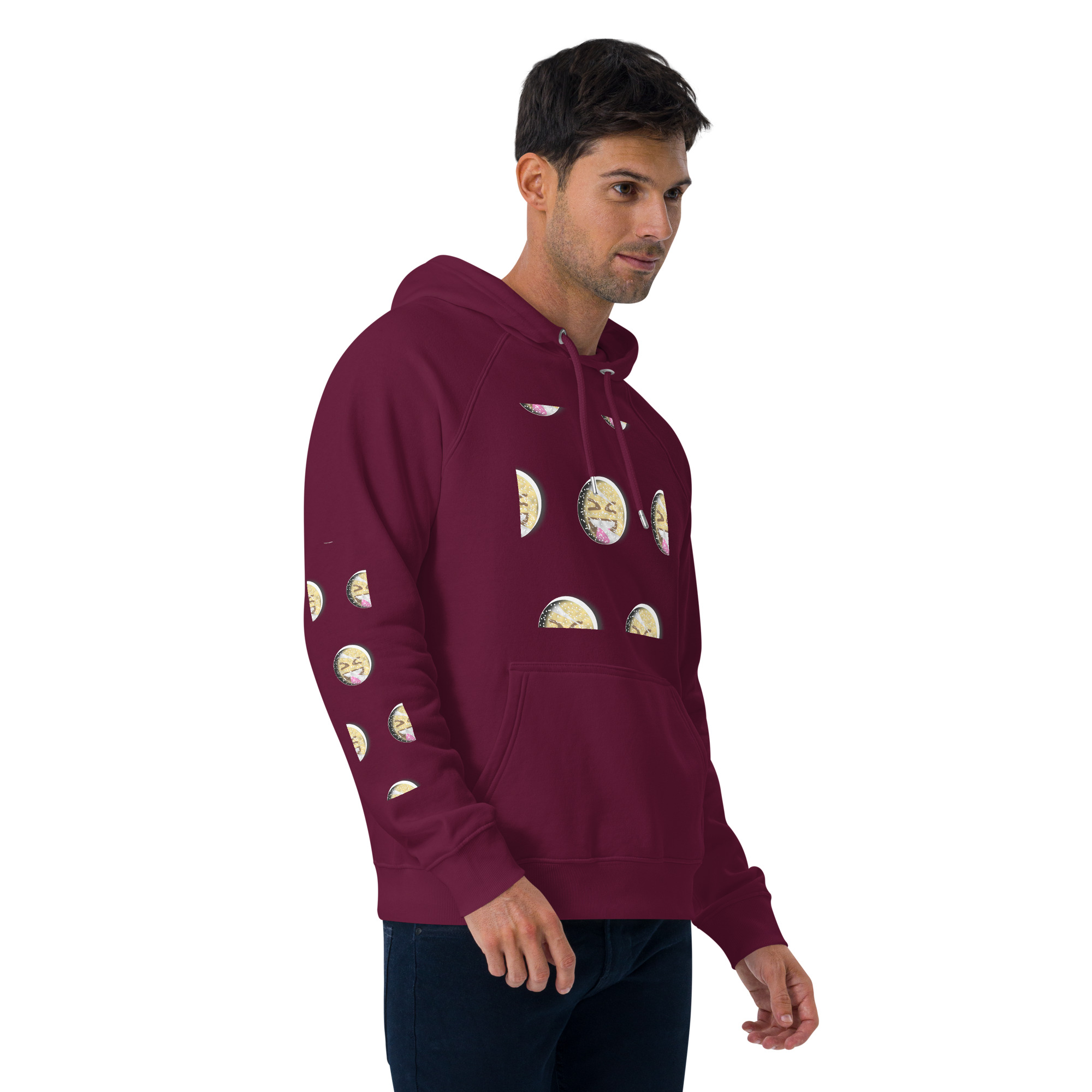 Unisex eco raglan hoodie - Image 18