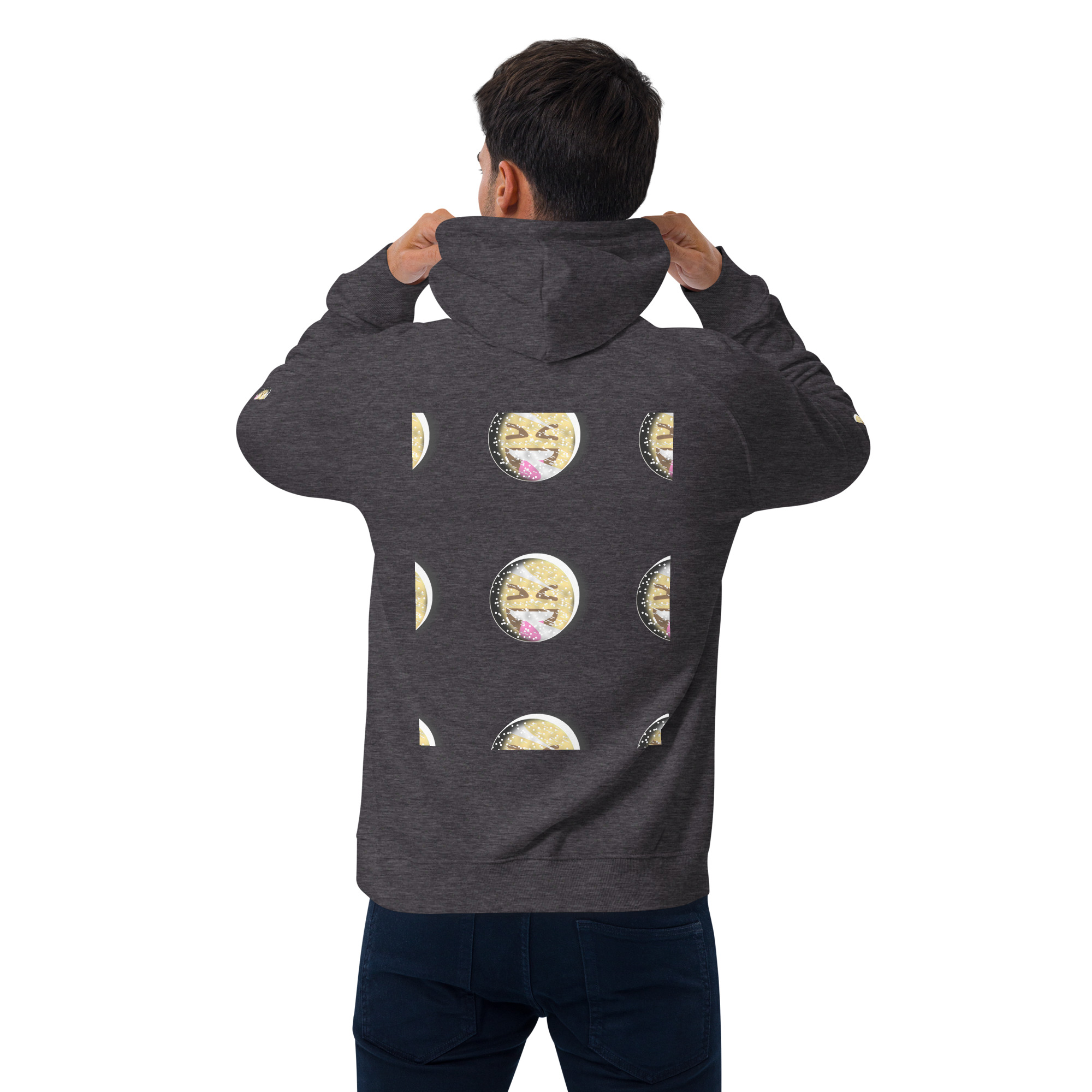 Unisex eco raglan hoodie - Image 22