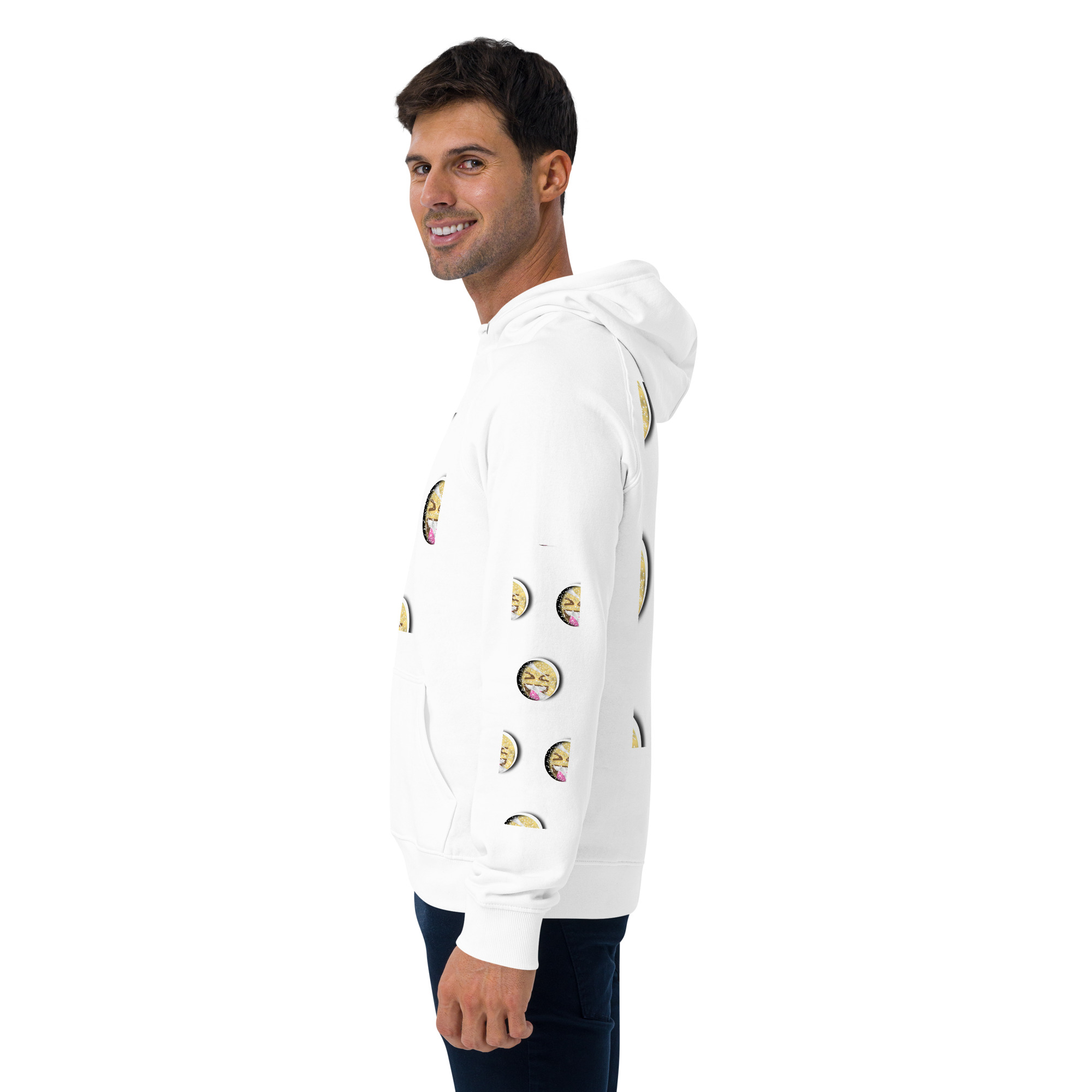 Unisex eco raglan hoodie - Image 51