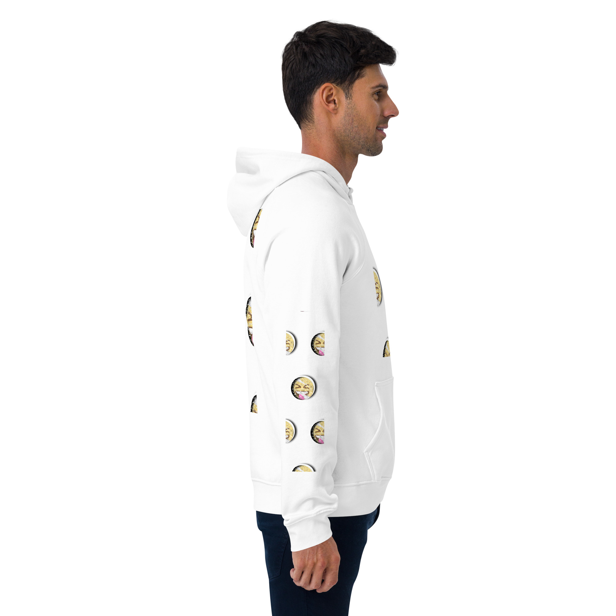 Unisex eco raglan hoodie - Image 53