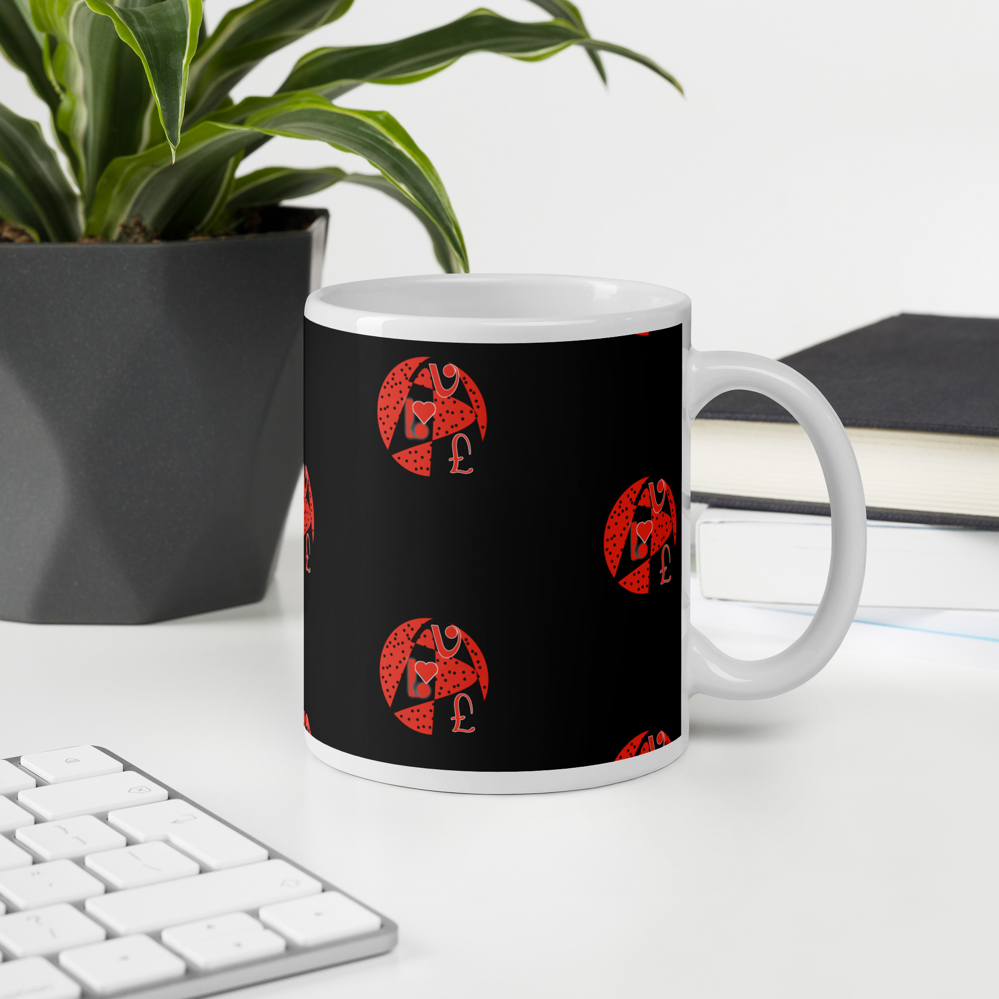 White glossy mug - Image 2