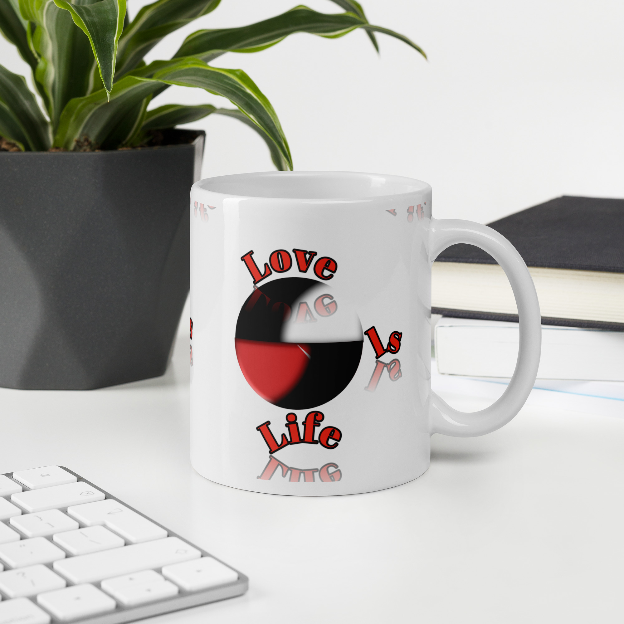 White glossy mug - Image 2