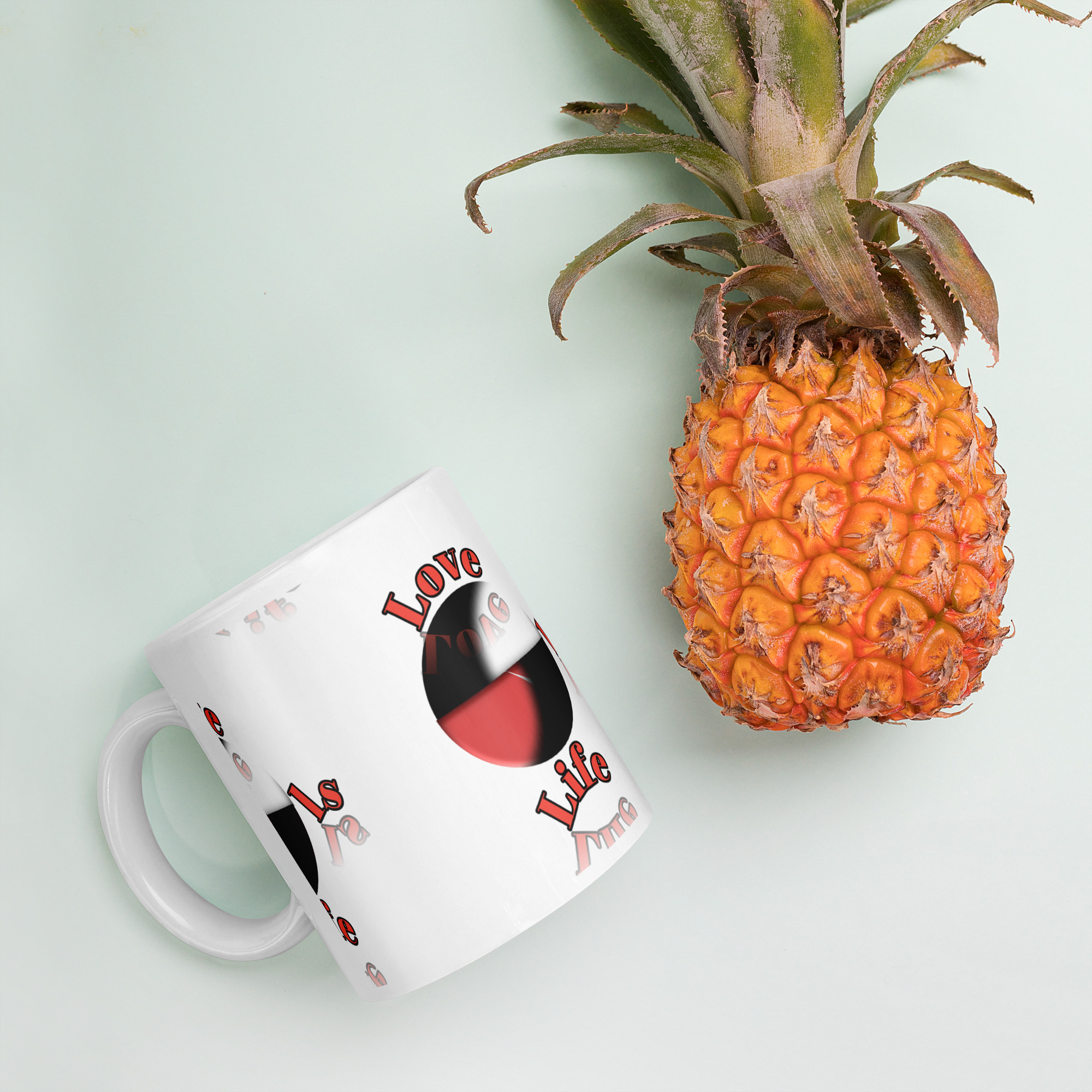 White glossy mug - Image 4