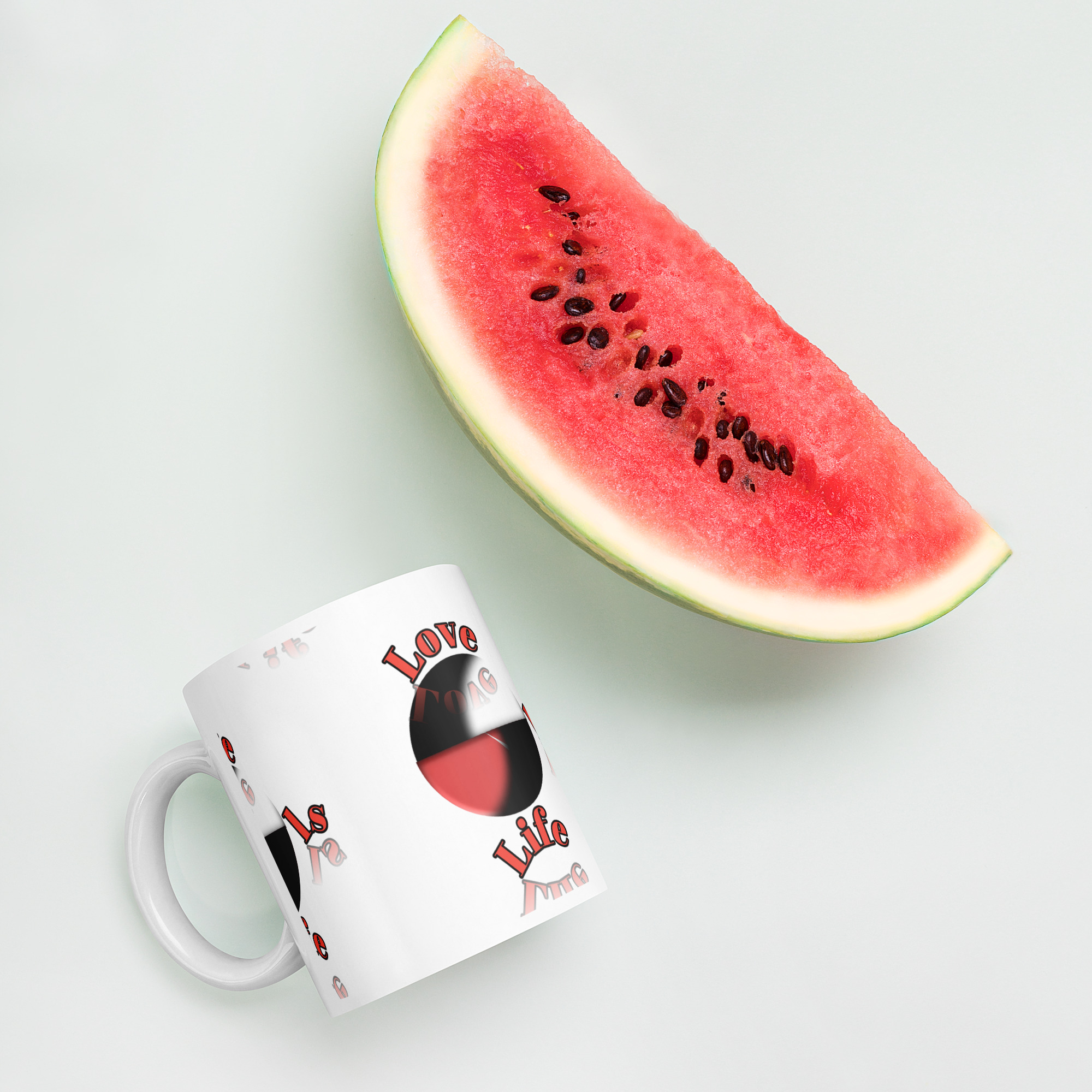 White glossy mug - Image 5