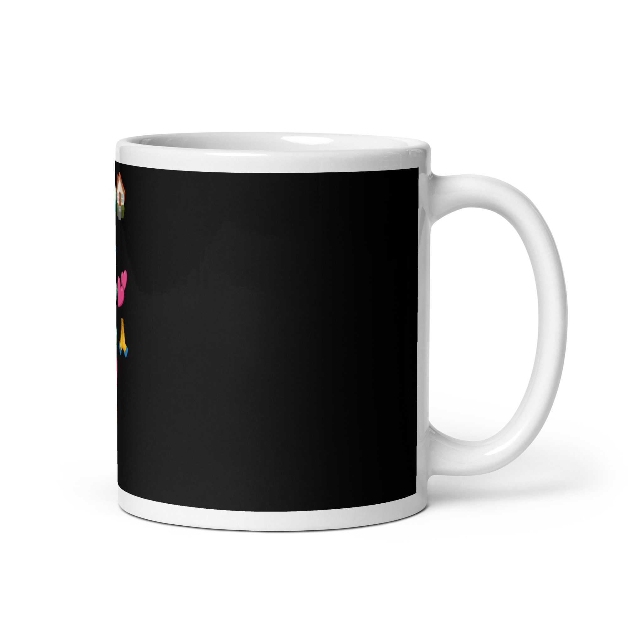 Home is Where White glossy mug - Image 10